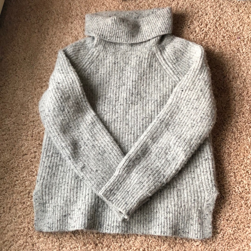 Jcrew Mercantile Cozy Wool Turtleneck Sweater